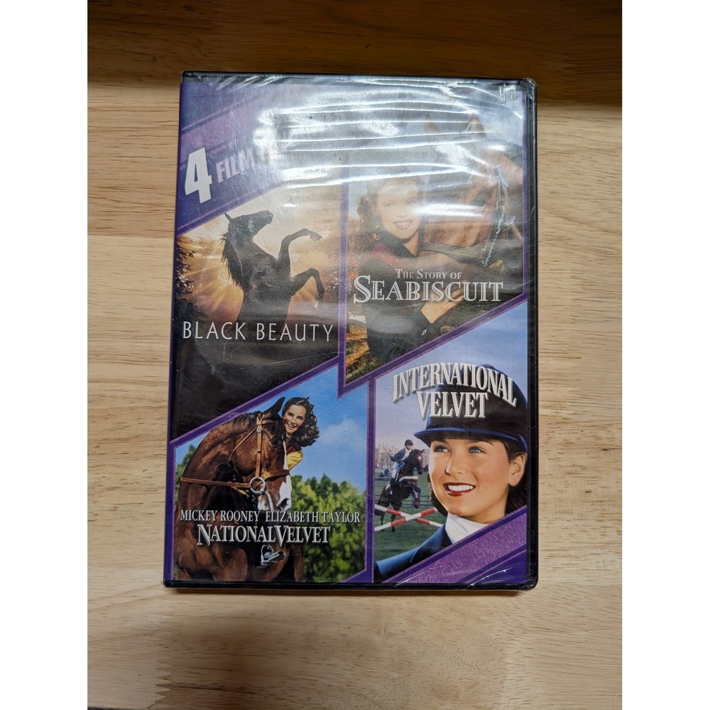 Warner Bros 4 Film Favorites DVD Set New Sealed Horse Movies National Velvet